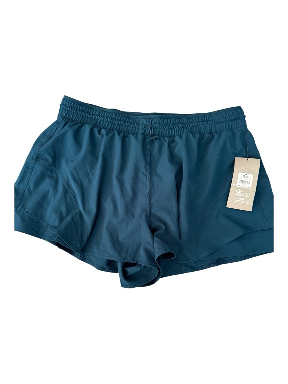 NWT Avia Athletic Running Shorts Teal activewear athleisure collegiate beach szM